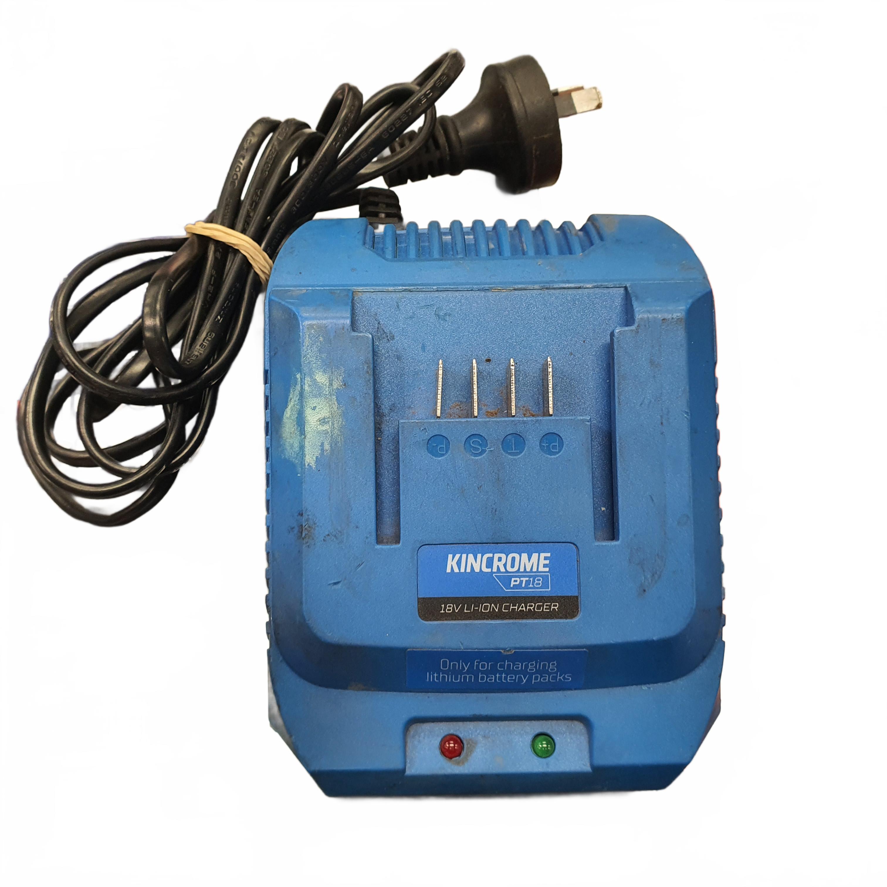 Kincrome PT18 18V Impact Driver Blue With Battery And Charger (MR) (Used)