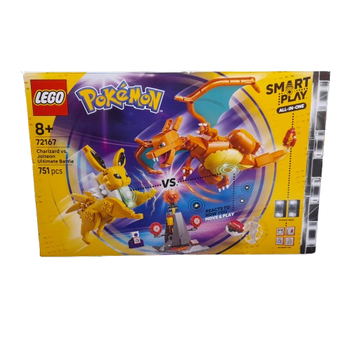 LEGO 72167 SMART Play Charizard vs Jolteon Ultimate Battle *Box Damage* (LN)