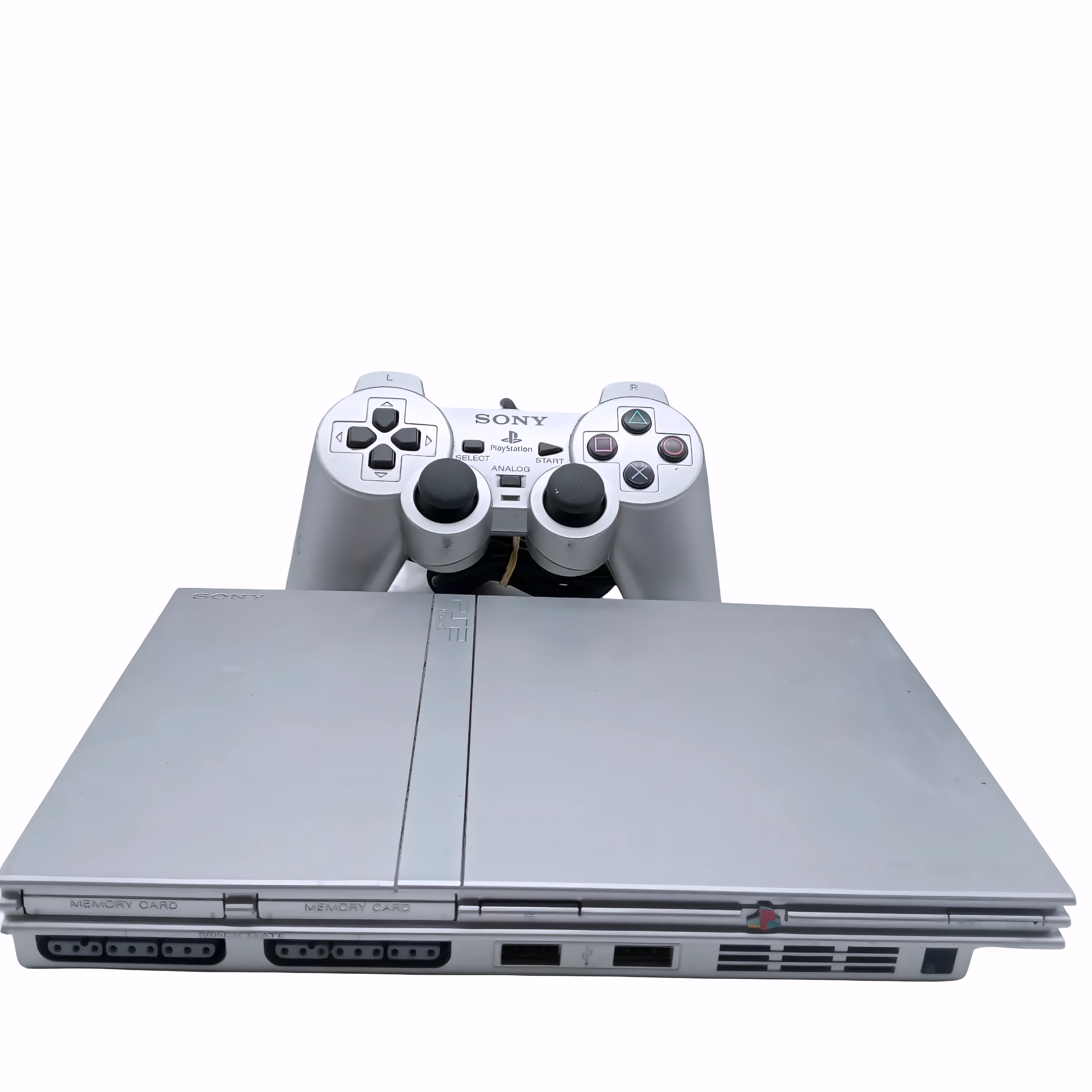 The Sony PlayStation 2 Slim Console 1 x Controller (Model SCPH-70002) (WR 1347974)