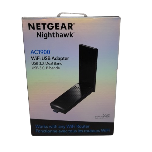 Netgear Nighthawk AC1900 WiFi USB Adapter in Box Like New (MR)