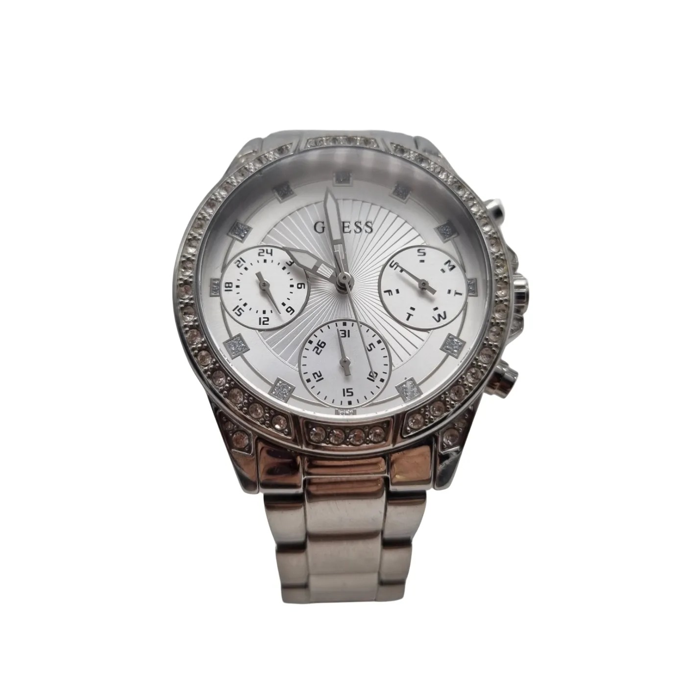 GUESS Gemini Ladies Silver Watch W1293L1 (WR 1400069)