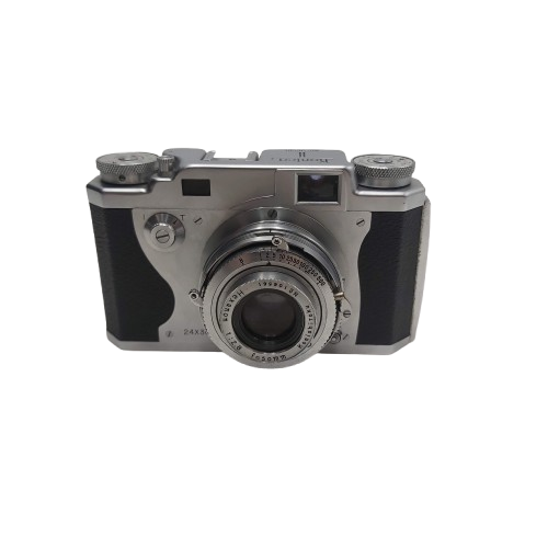 Konica KonicaRapid-S 35mm Film Camera Silver – Includes: Leather Carry Case
