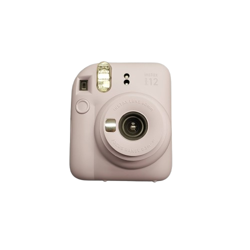 FujiFilm Instax Mini 12 – Lilac, Includes Box, Batteries and Strap