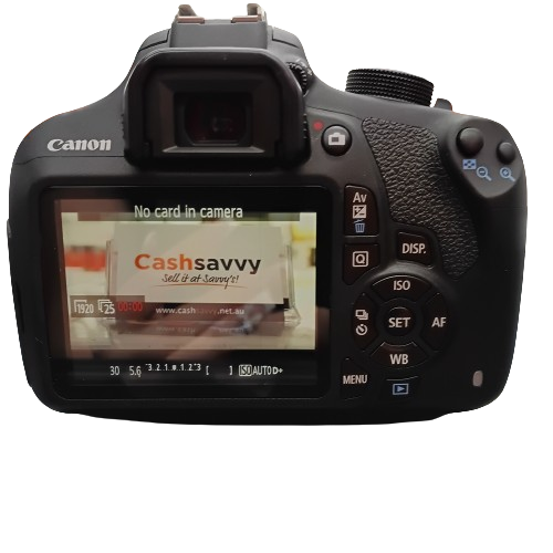 Canon DS126491 EOS 1200D Camera With Carry Case + Battery Charger + Lenses – Good Condition (WR)