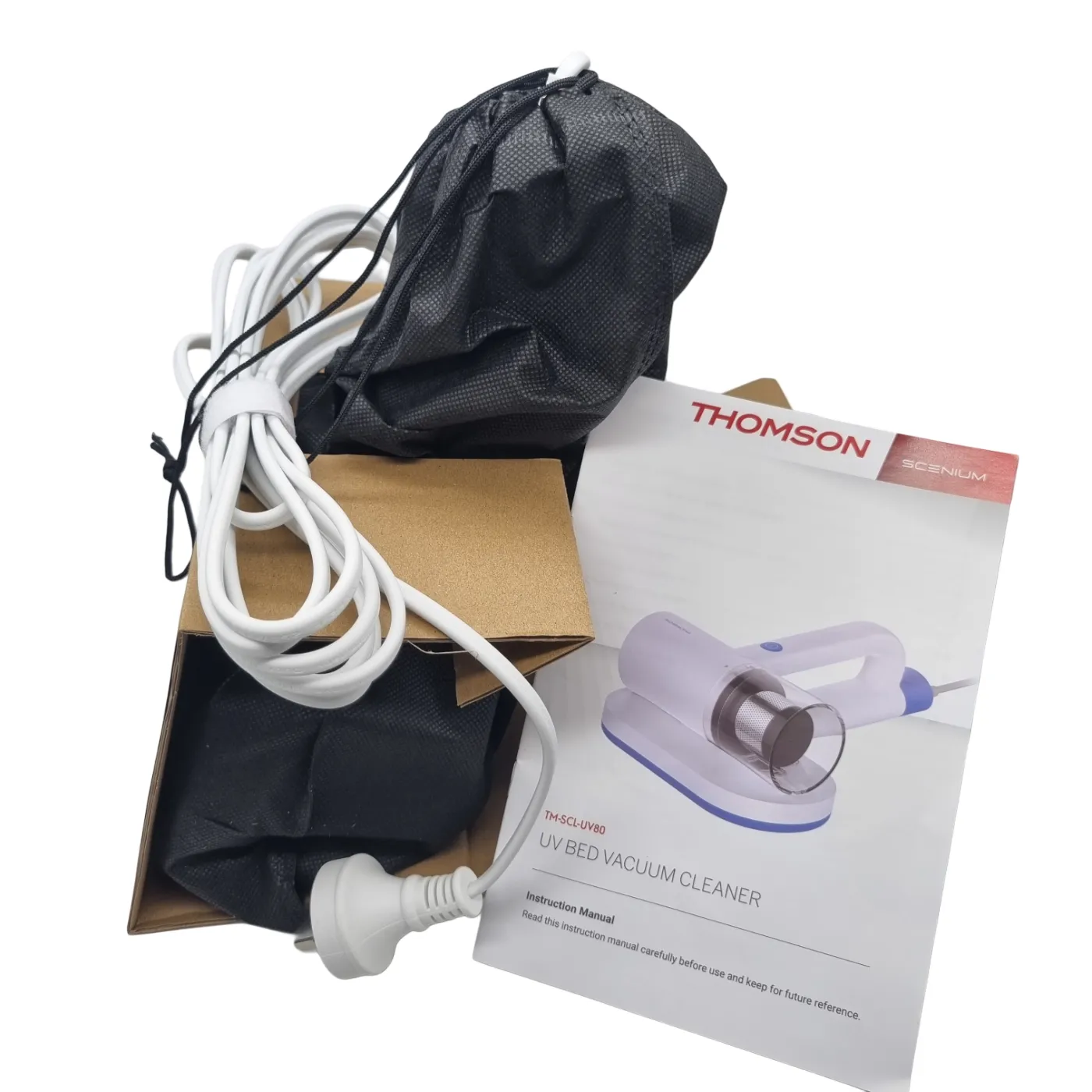 Thomson Scenium TM-SCL-UV80 White UV Bed Vacuum Cleaner  In Box (WR 1405296)