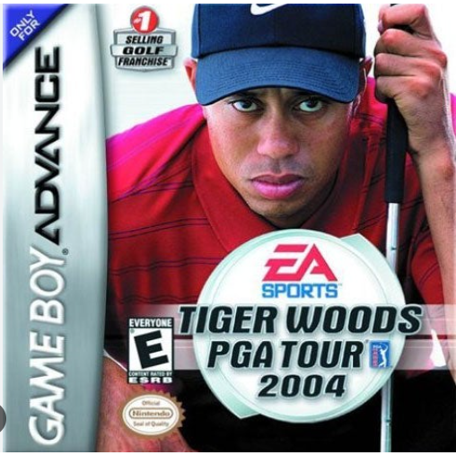 Tiger Woods PGA World Tour 2004 Gameboy Advance Cartridge Only Good Condition (CP1353172)