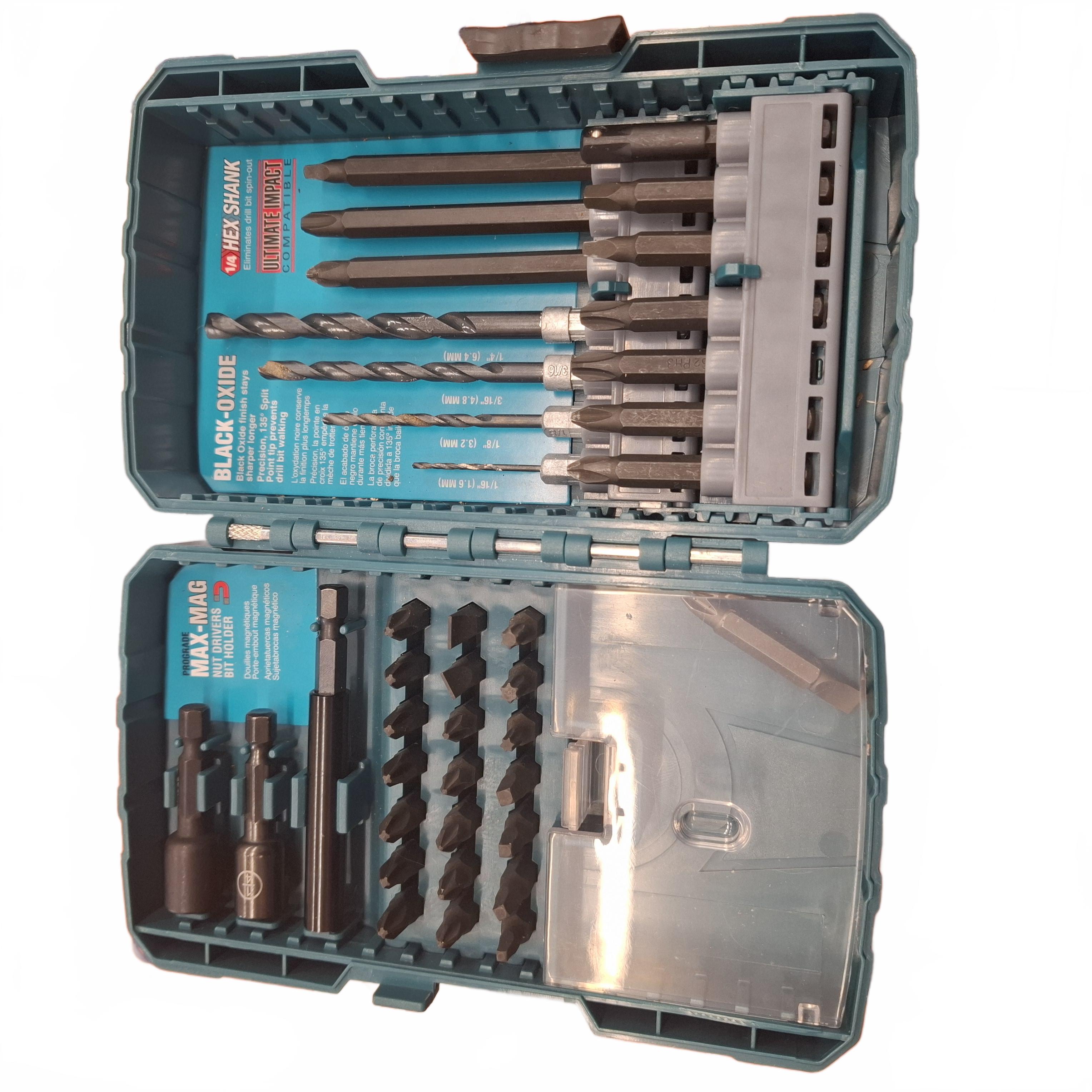 Makita Prograde Max-Mag Drill Bit Set 39 Pieces (1440111) (JN)