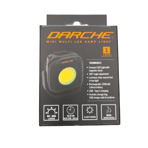 Darche Mini LED Camp Light T50802012 Black (LN)