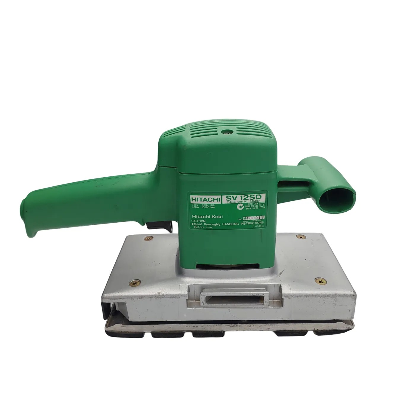 Hitachi 114m Orbital Sander SV 12SD (GB)