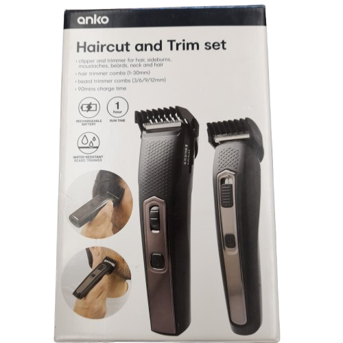 Anko Haircut And Trim Set Black  (LN)