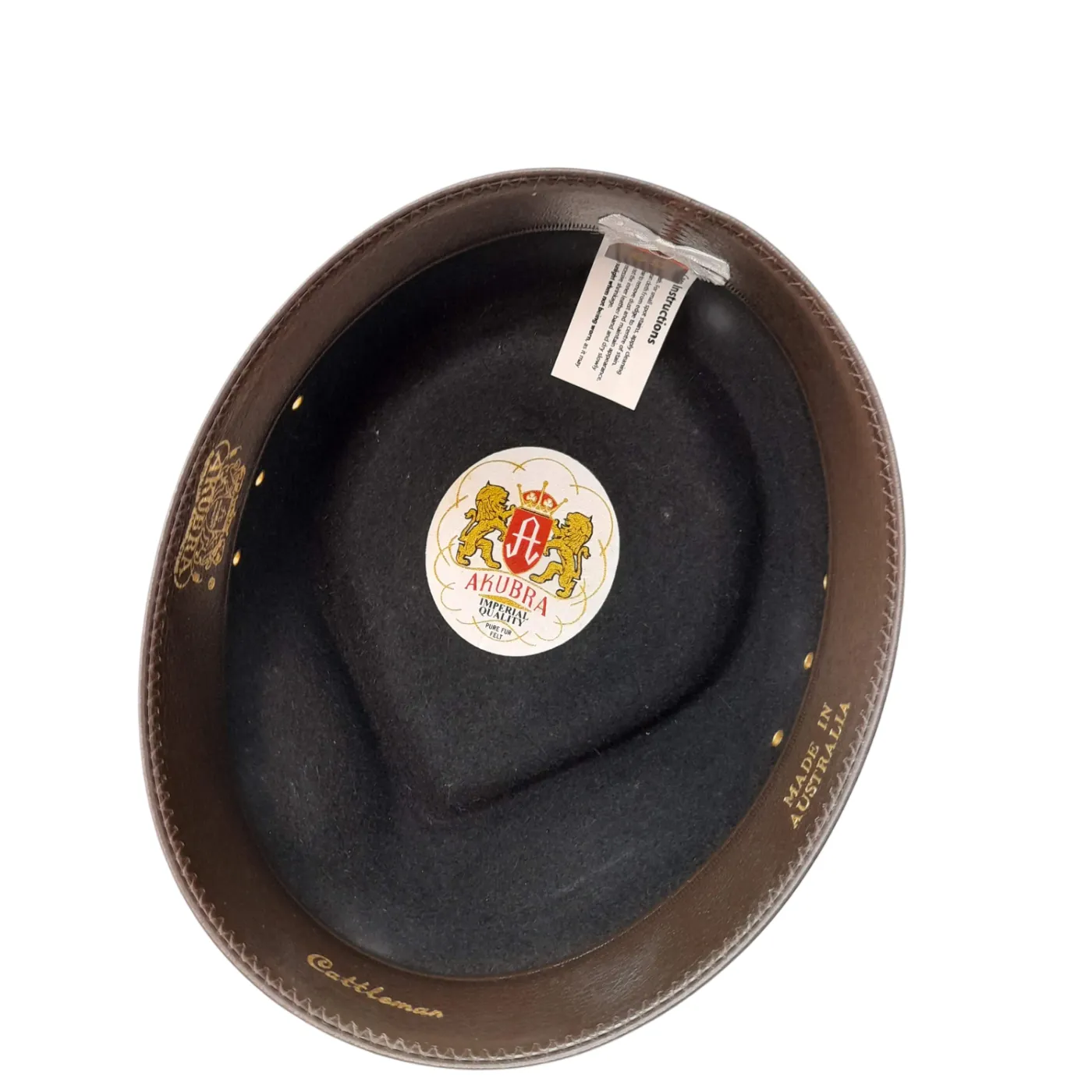 Akubra Cattleman Hat Black Size 59 in Box (WL 1354803)
