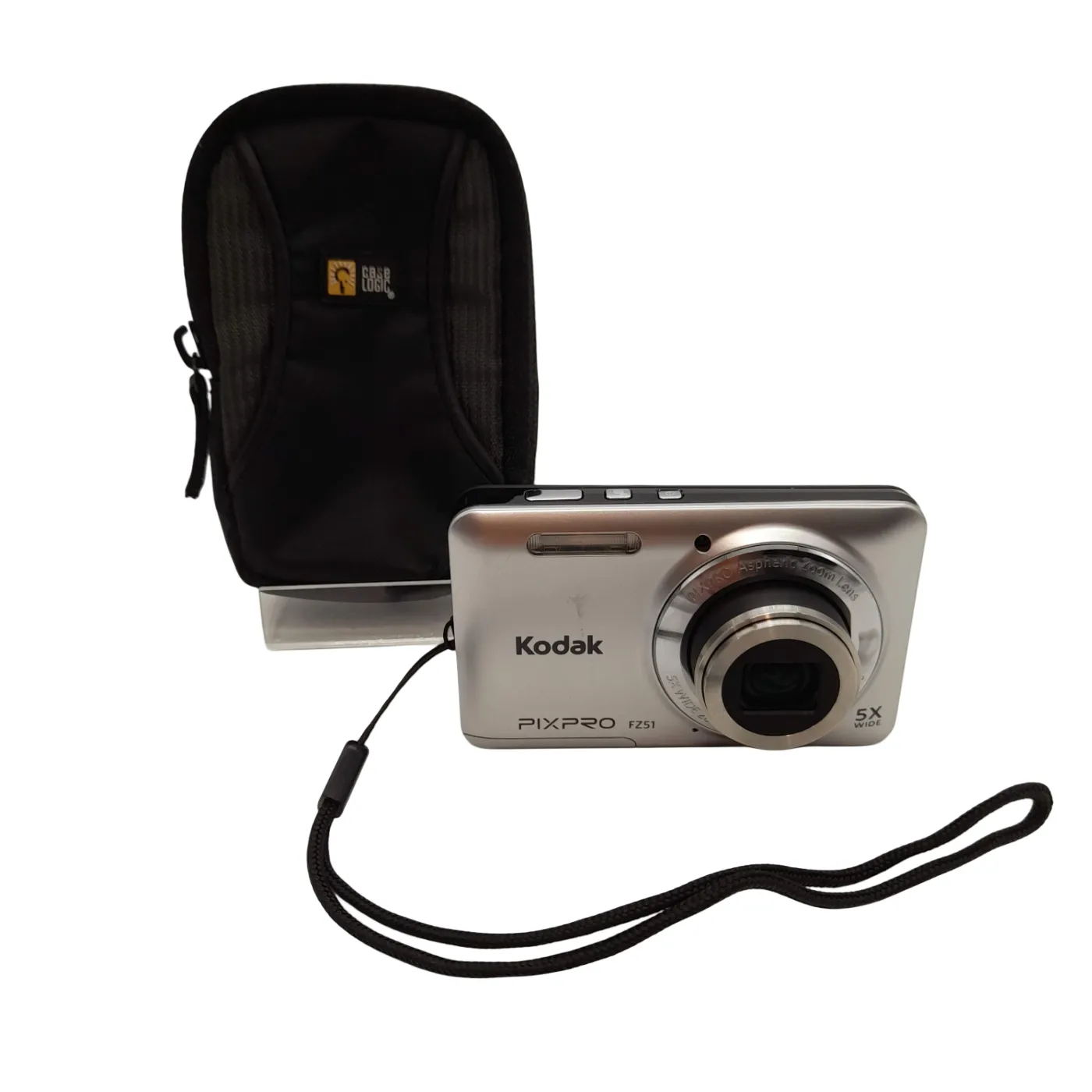 Kodak PixPro FZ51 Silver Digital Camera with Charger and Bag (WL 1353033)