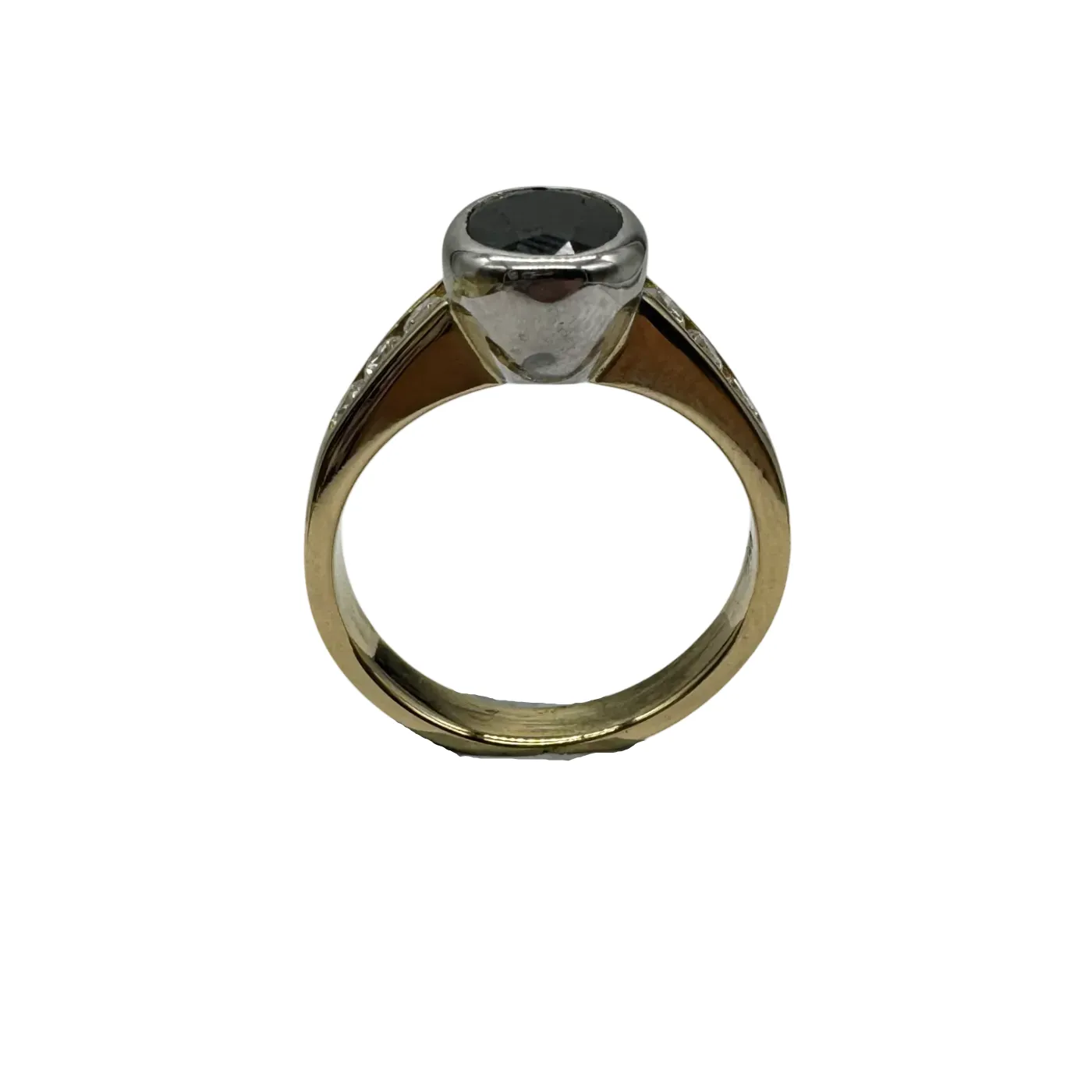Ladies 18ct Yellow Gold Sapphire & Diamond Ring 1.95ct TSW With Valuation N 6 3/4 With Valuation (WR 1308219)