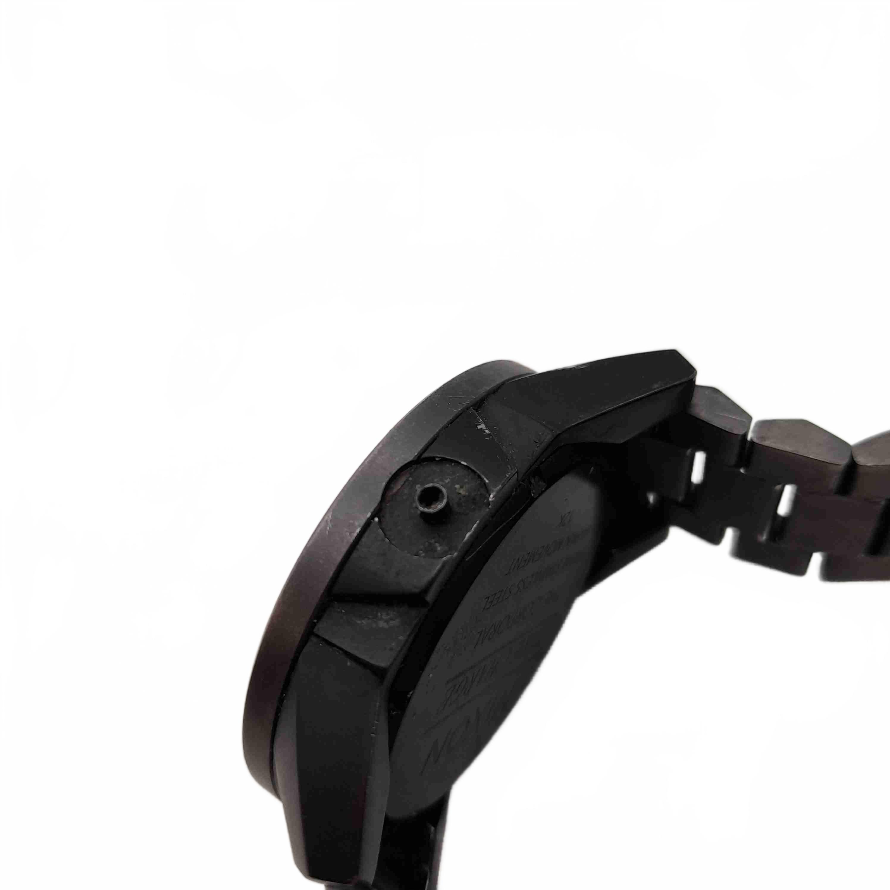 Nixon Take Charge Watch Black Steel Band *Missing Crown* (WL 1436557)