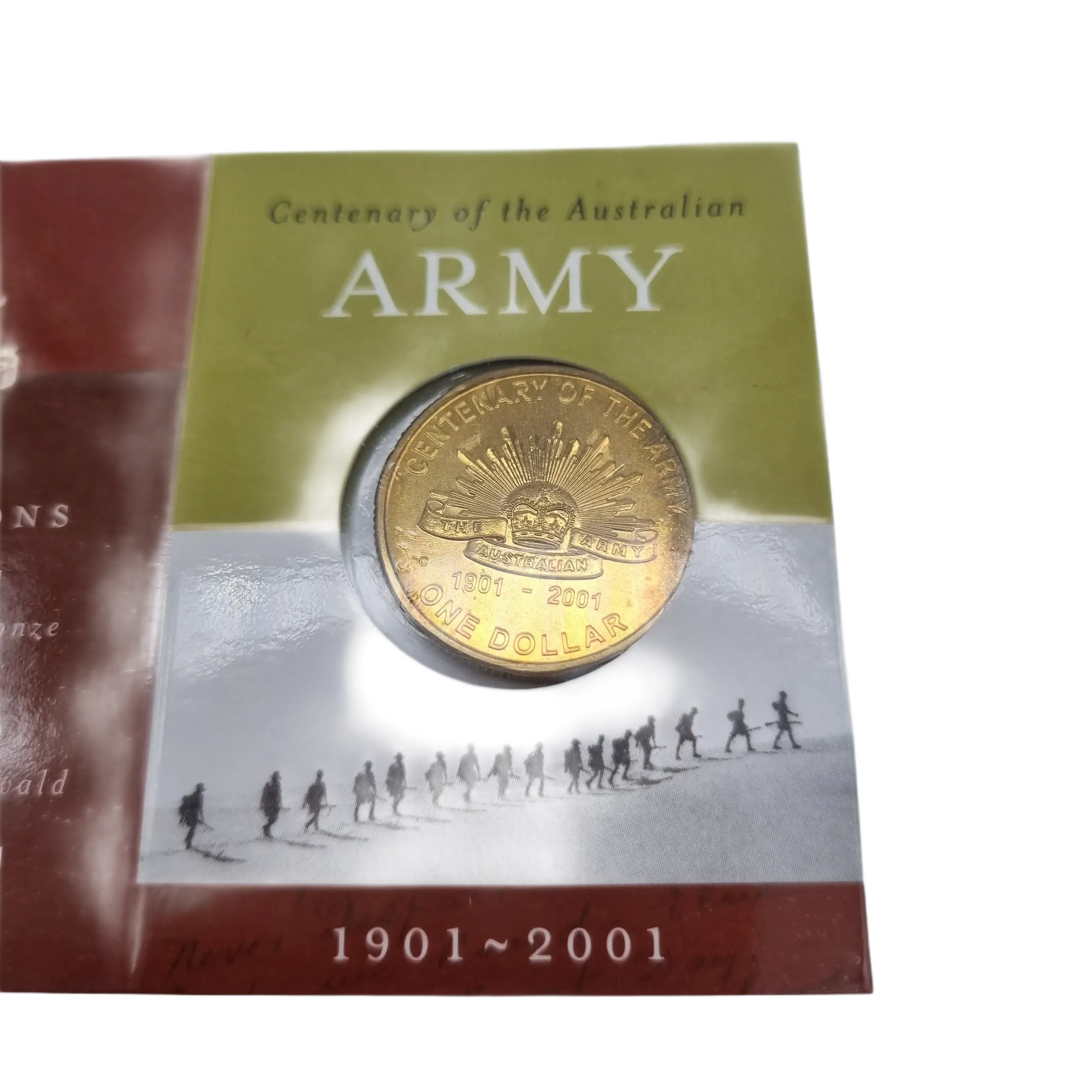 Royal Australian Mint – Centenary of the Australian Army 1901-2001 $1 ‘C’ Mintmark Coin