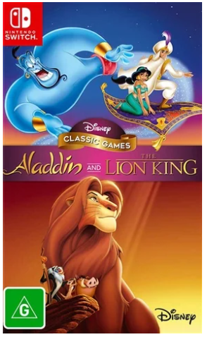 Disney Aladdin And Lion King Nintendo Switch – Game Cartridge Only