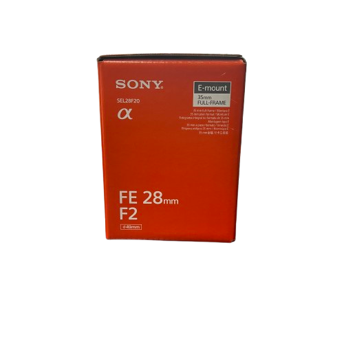 Sony FE 28mm f/2 Lens SEL28F20 Black (MK)