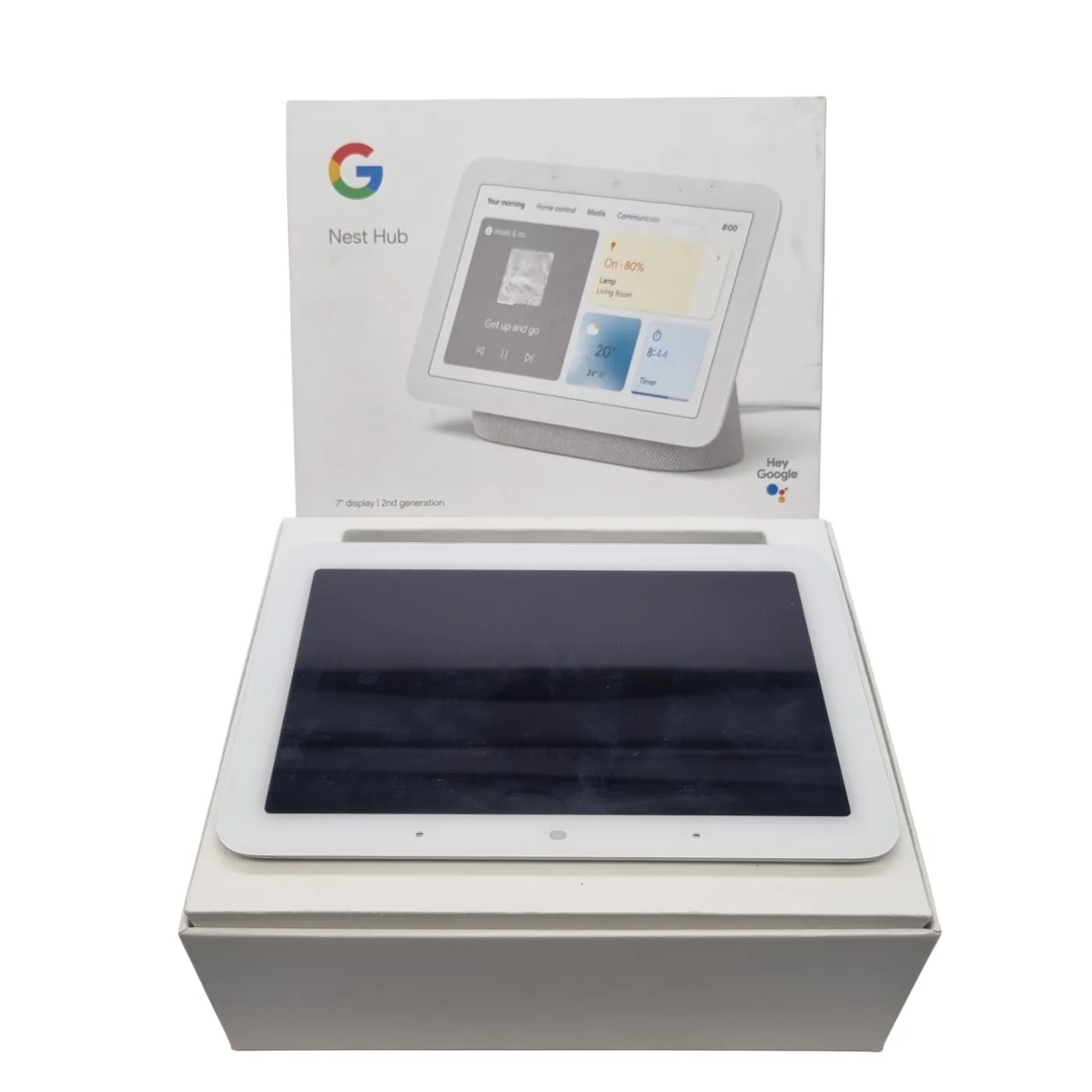 Google Nest Hub 2nd Gen GUIK2 + Box + Power (WR 1406664)