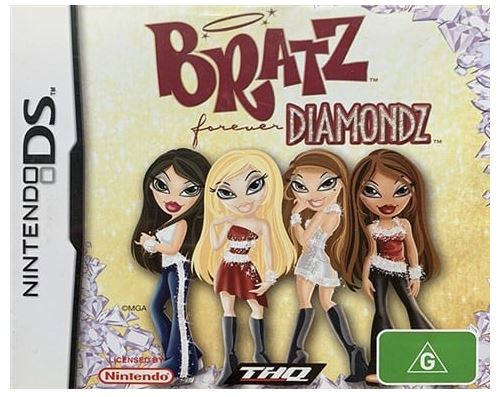 Nintendo DS Bratz Forever Diamondz, Good Condition, With Case + Manual