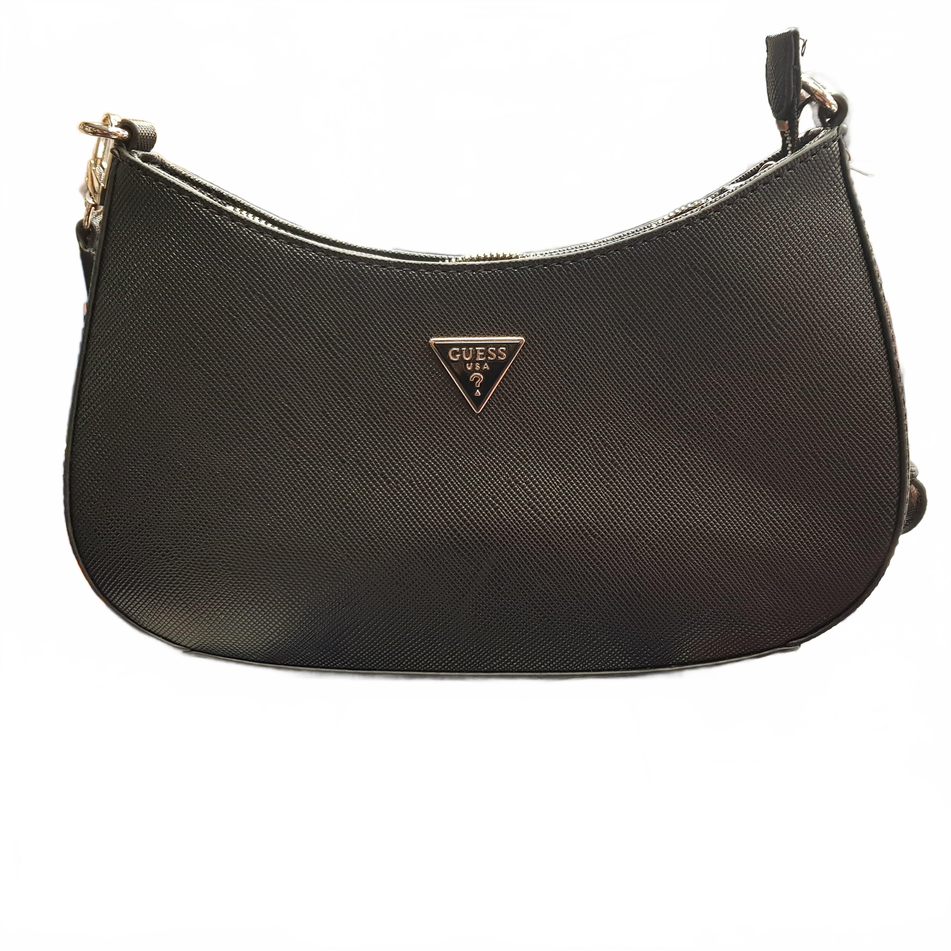 Guess Noelle Handbag Black **SECOND HAND** (MR1427152)
