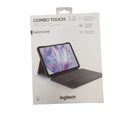 Logitech Combo Touch iPad Pro 11-inch (M4) Keyboard Case – Detachable Backlit Keyboard with Kickstand