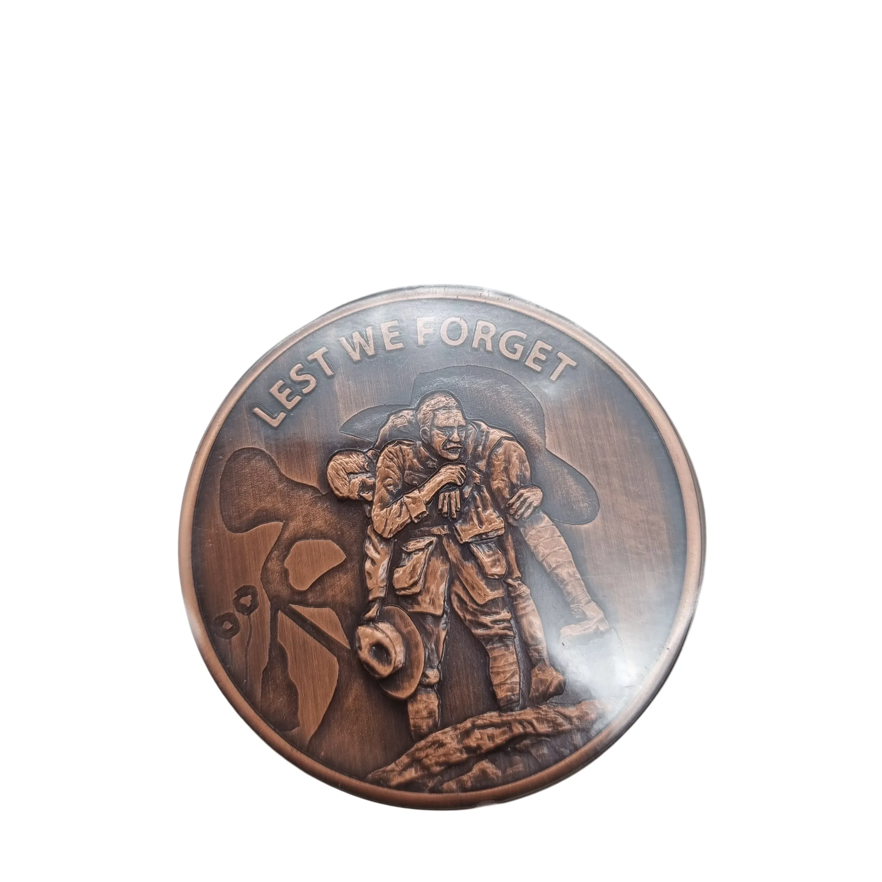 2018 Centenary of World War I FDC With Commemorative Medallion 1893/2000
