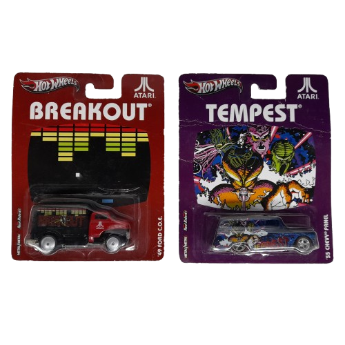 Hot Wheels Vintage Atari Model Cars Set of 6 (MR)