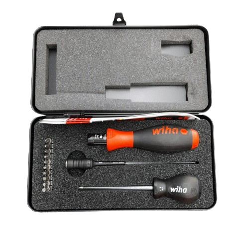 Wiha TorqueVario-S Adjustable Torque Screwdriver Set Like New