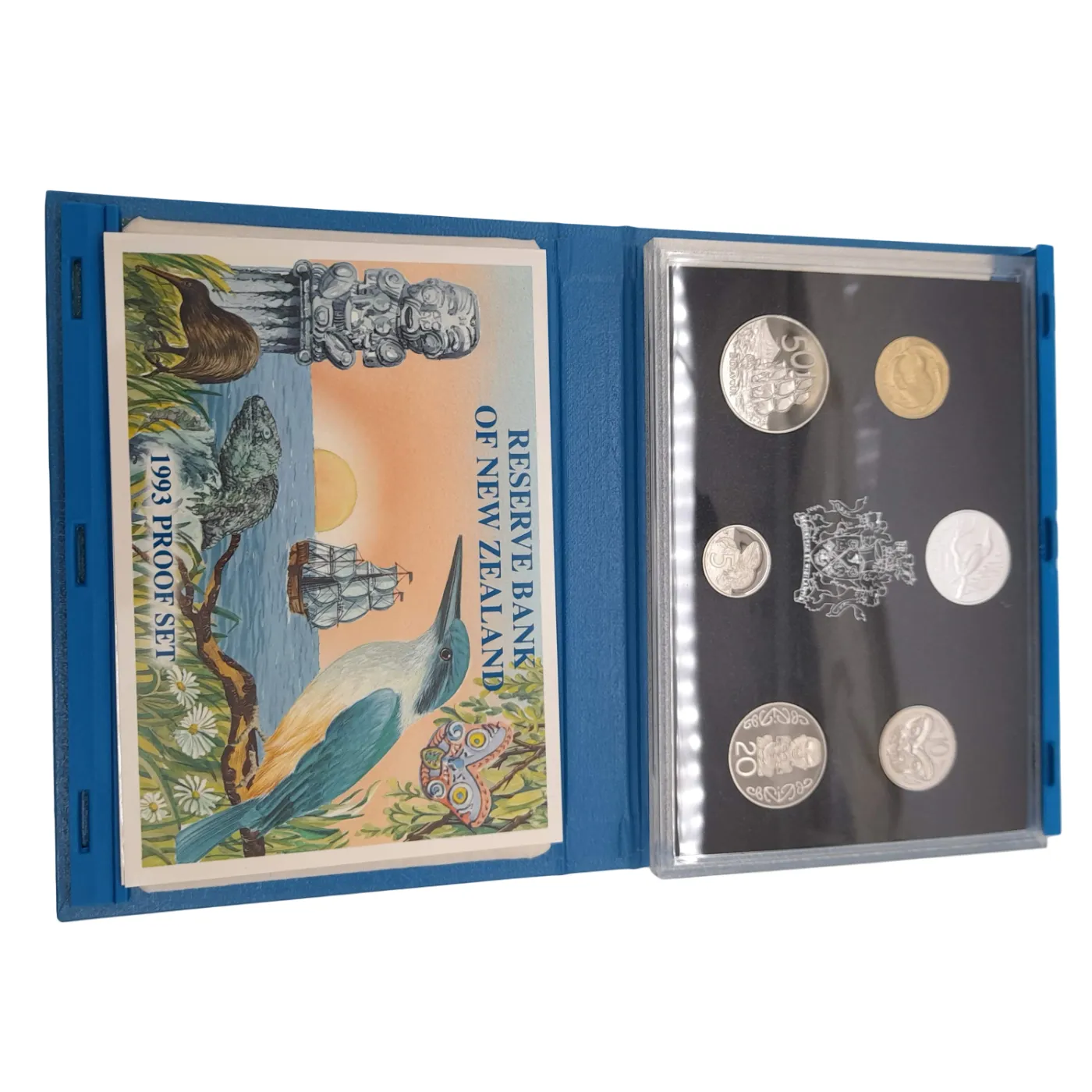 Reserve Bank of New Zealand Coins 1993 Proof Set In Box (WL 1388907)