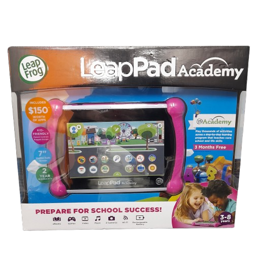 LeapFrog LeapPad Academy Educational Toy 6022 Pink (LN)