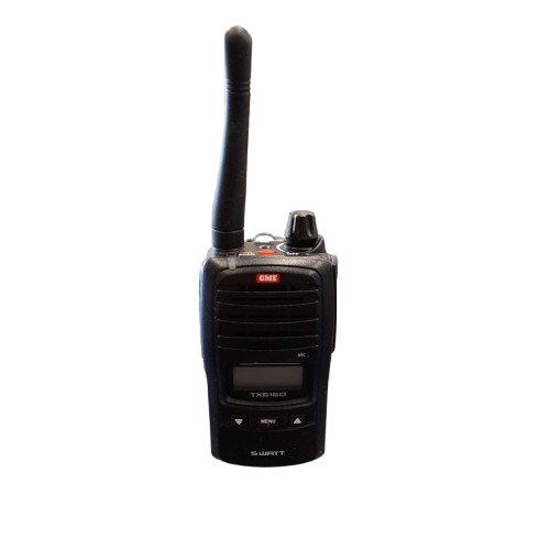 GME TX6160 5W UHF Radio with Battery, Antenna, and Belt Clip (GE)