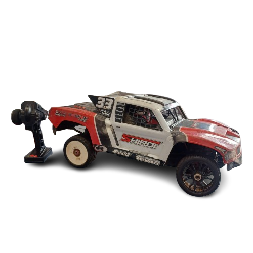 Shiroi Remote Control Truck Team Corally Red And White Will need some Repair’s done PICK UP ONLY