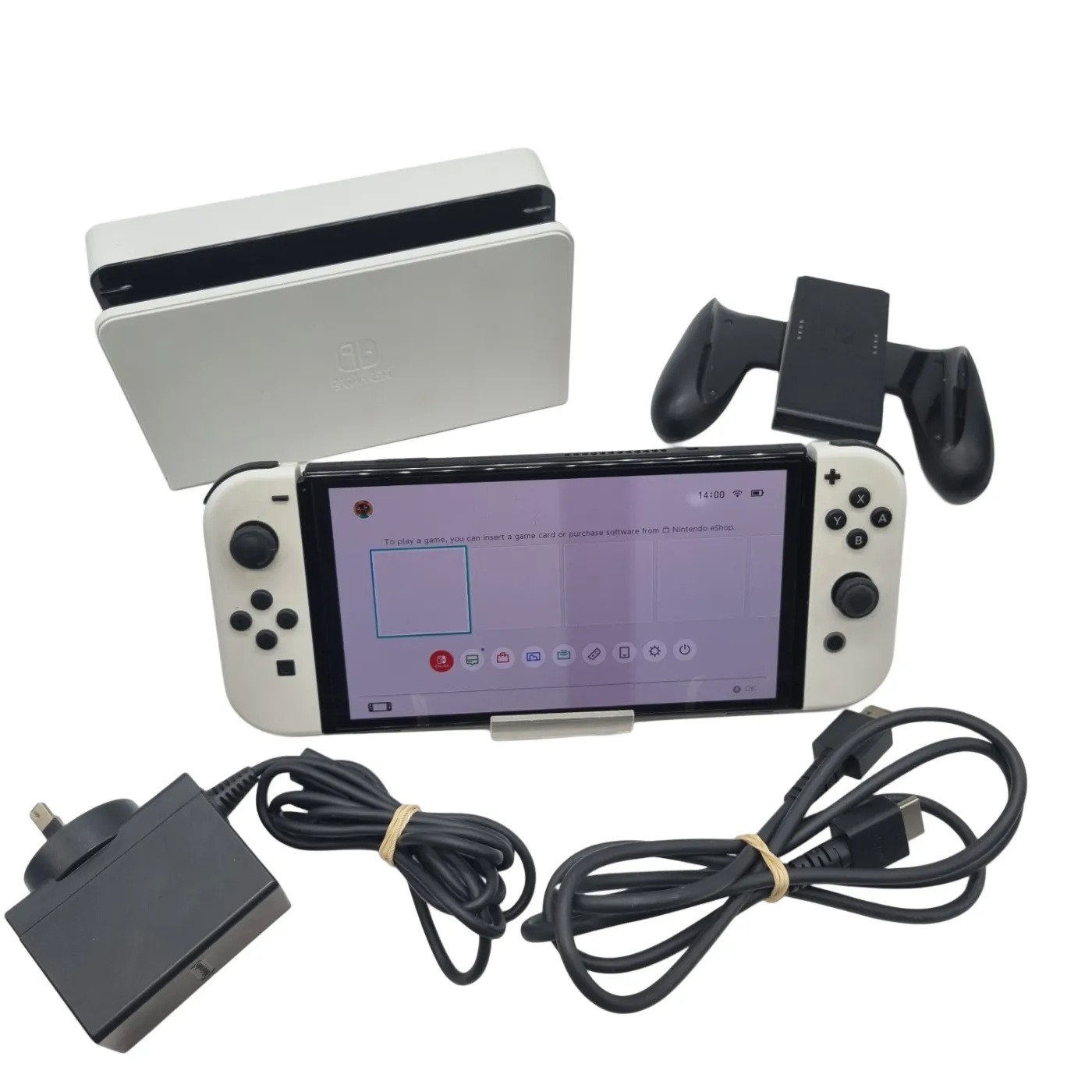 Nintendo Switch OLED Model HEG-001 + Dock + HDMI + Charger + Handheld (WR 1420746)