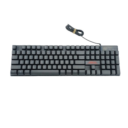 Asena Wired Keyboard And Mouse Aswgkmc Black  (CP)