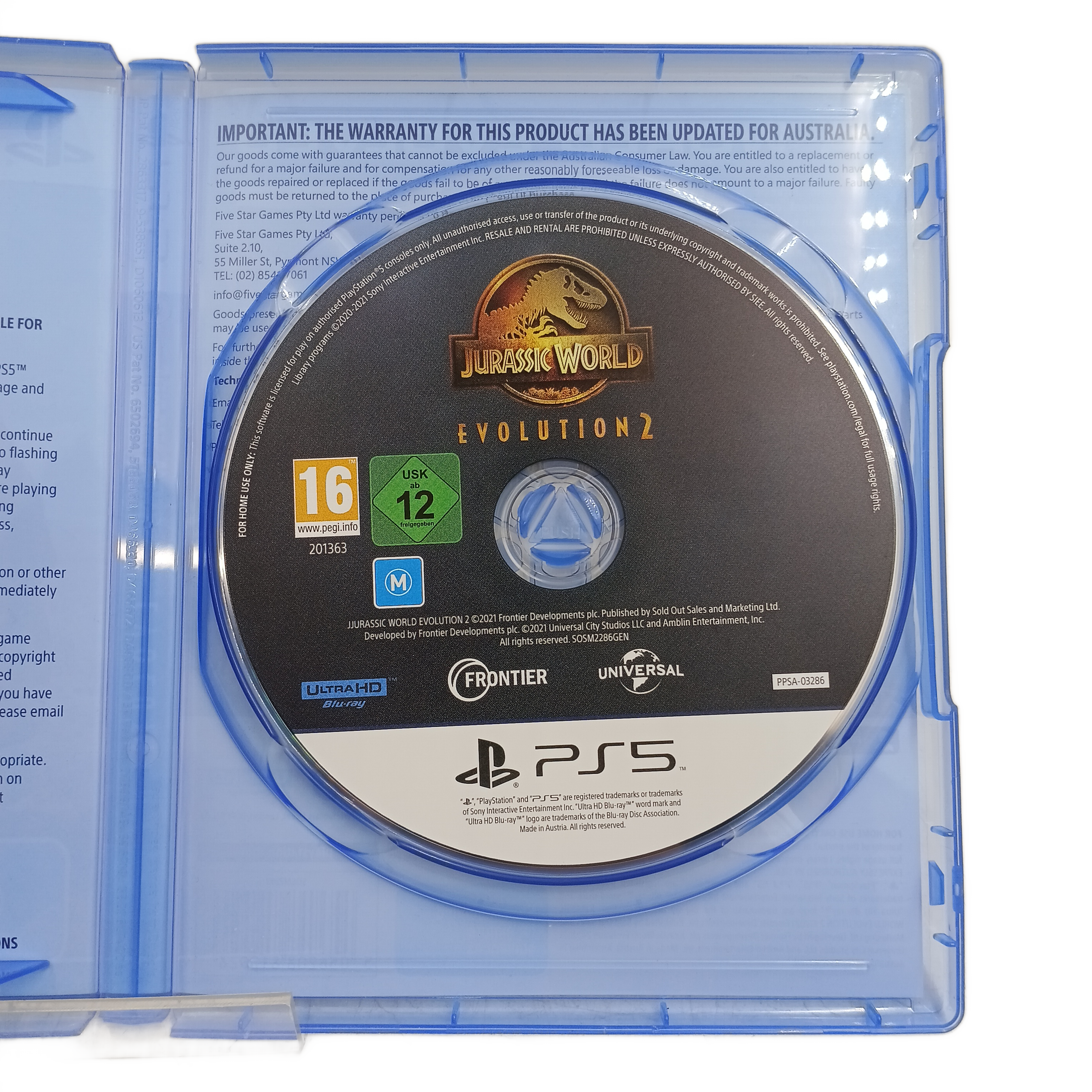 Jurassic World PS5 (NA-1423043)