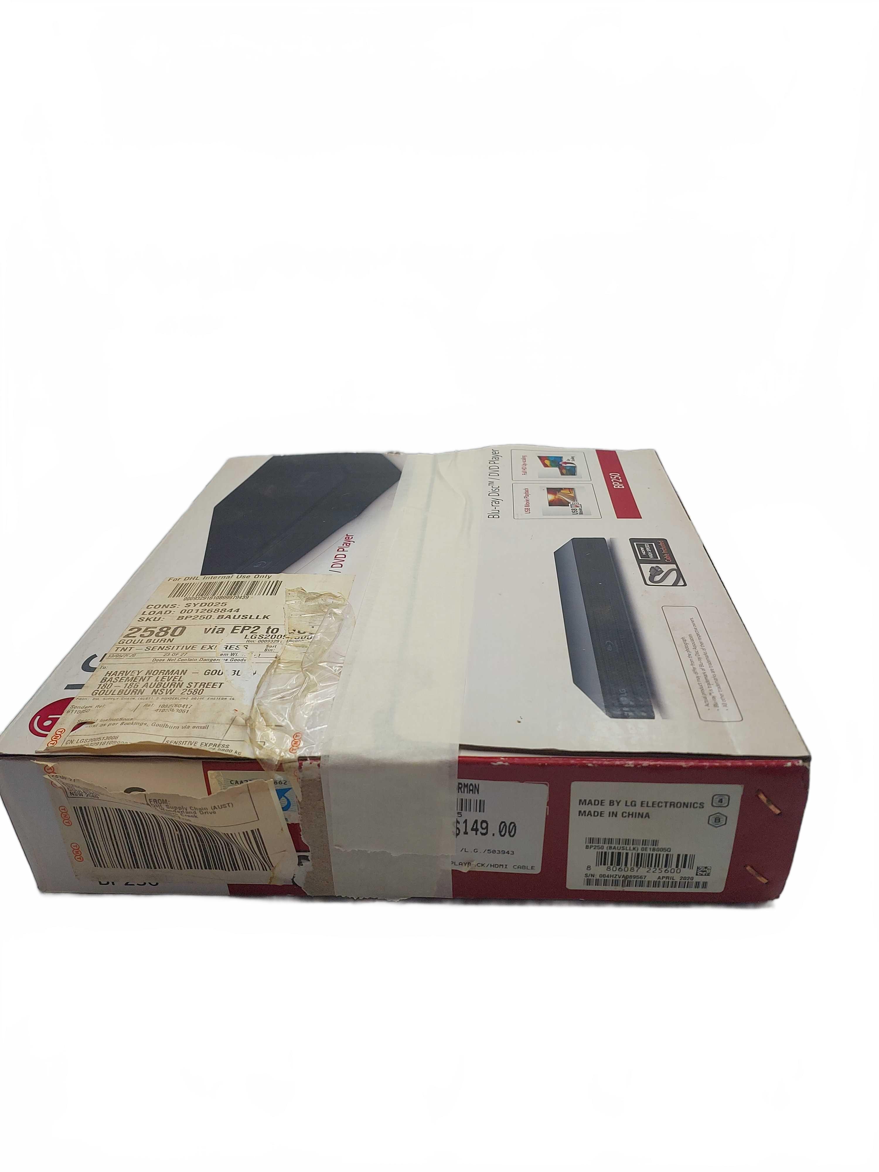 LG BP250 Blu Ray Player Black (GB1434424)