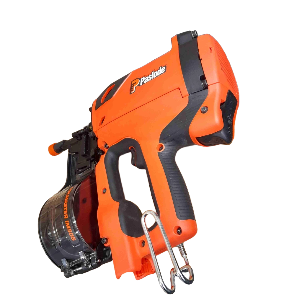 Paslode Impulse IM50S Cordless Coil Nail Gun B40001 With 2 Batteries Charger And Case (GE)
