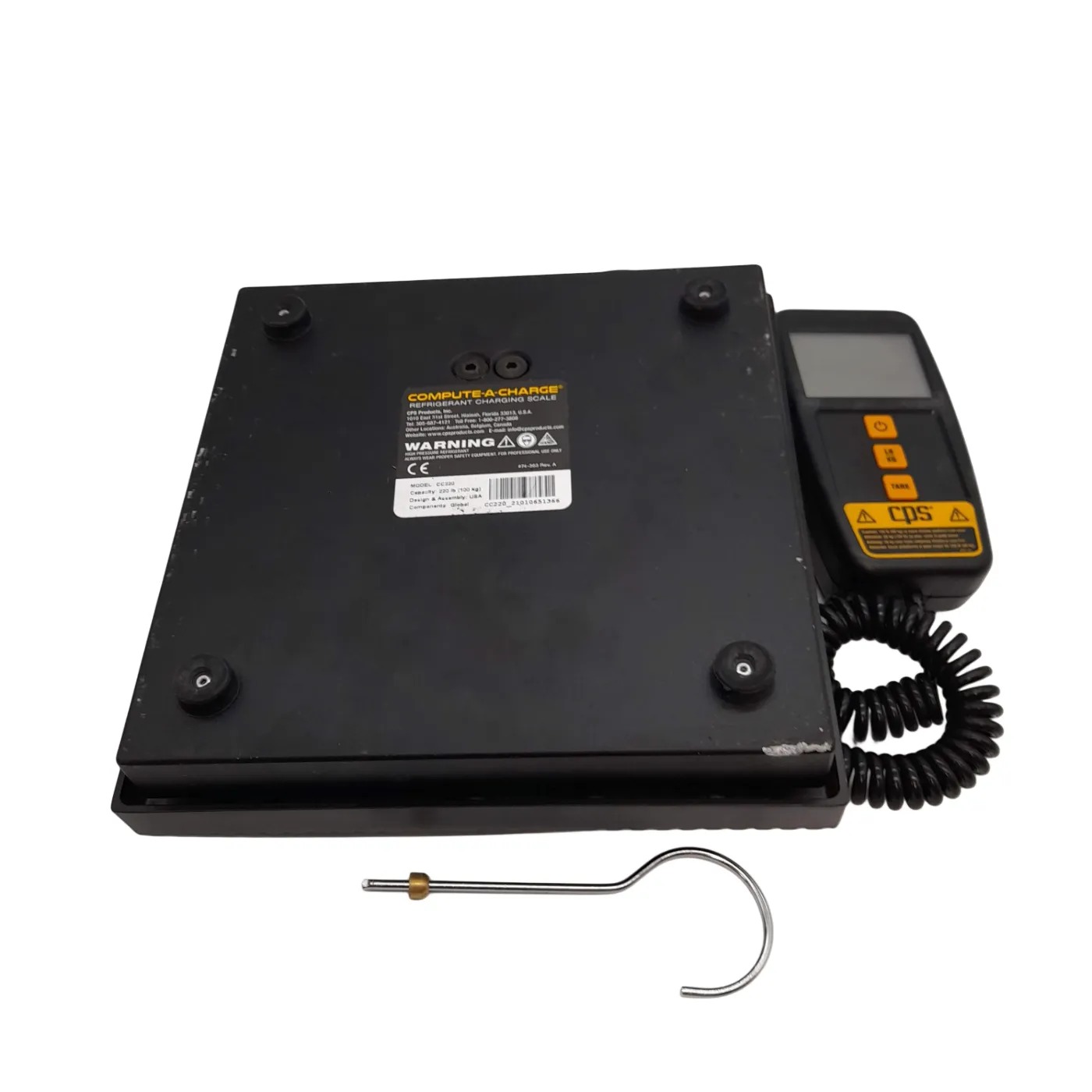 CPS Compute-A-Charge CC220 Refrigerant Charging Scale (WR)