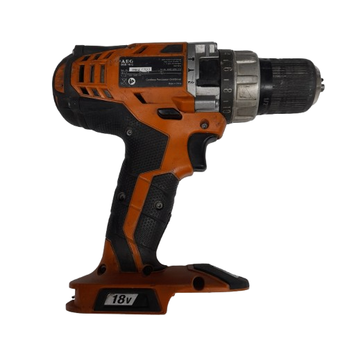 AEG BSB 18 C Cordless Hammer Drill Driver Orange Black Skin Only (LN)