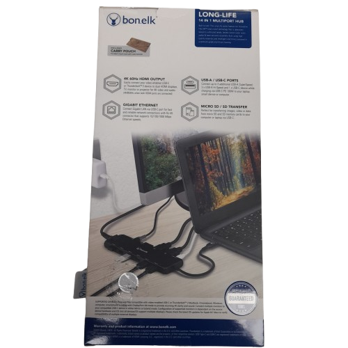 Bonelk 14-in-1 Multiport Hub Black (MR)