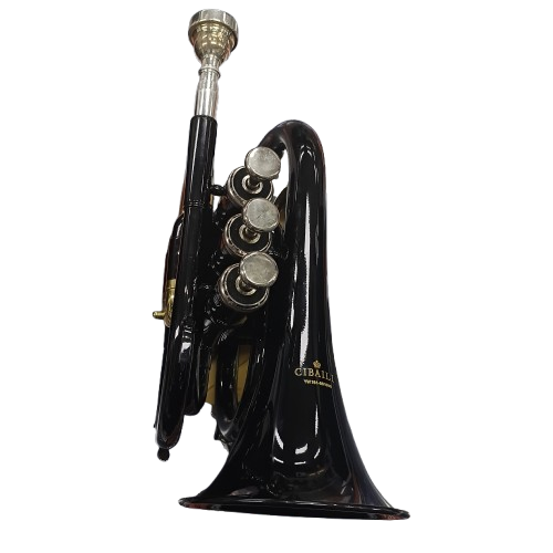 CIBAILI Black Bb Trumpet with Case (NA)