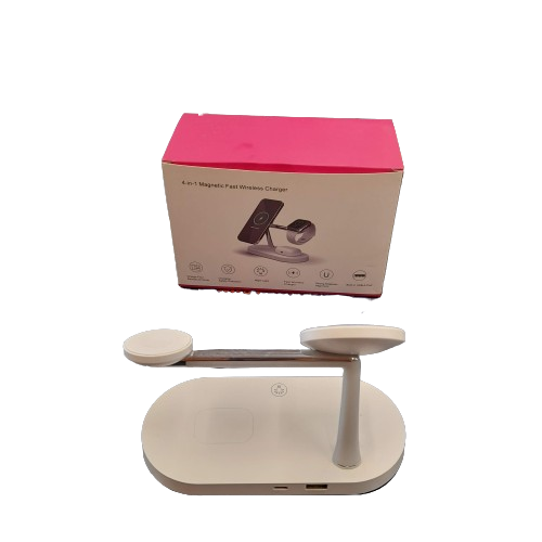 Generic 4 in 1 Wireless Charger In Box With Power Supply (GE1357335)
