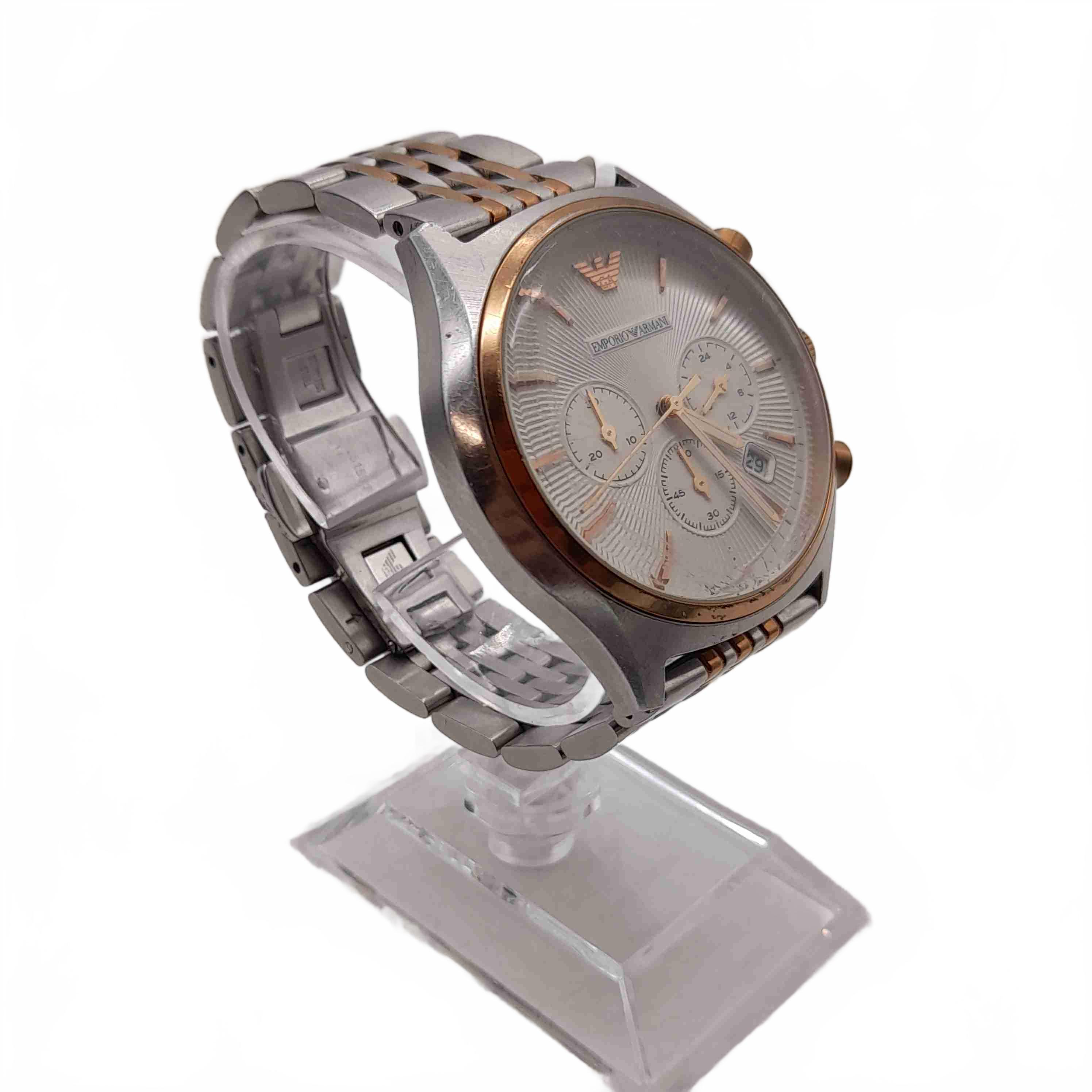 Emporio Armani AR-1998 Silver/Gold Watch (WL 1430250)