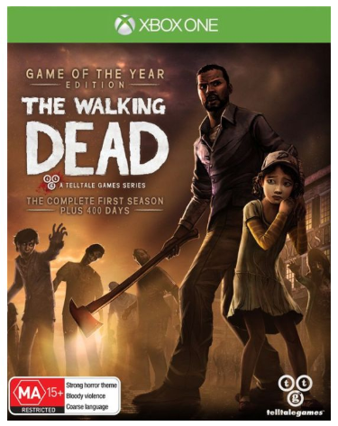 Microsoft XBOX One Game, The Walking Dead: GOTY Edition, Very Good Condition, With Case No Manual