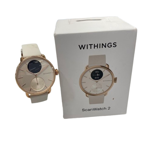 Withings ScanWatch 2 – Rose Gold, As new With Box and Charger