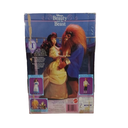 Disney Beauty and The Beast Antique Belle Purple Dress Doll Model Beauty And The Beast (NA)