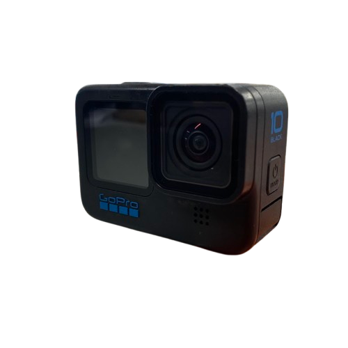 GoPro HERO10 Black with Holder, Spare Battery, and Case (NG) (Tested)