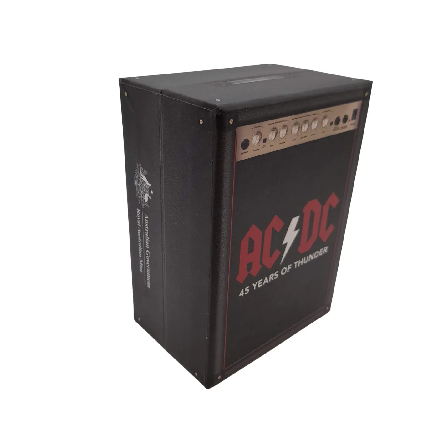AC/DC 45 Years of Thunder 2018 $5 Fine Silver Nickel Plated Triangular Coin (WL 1409188)