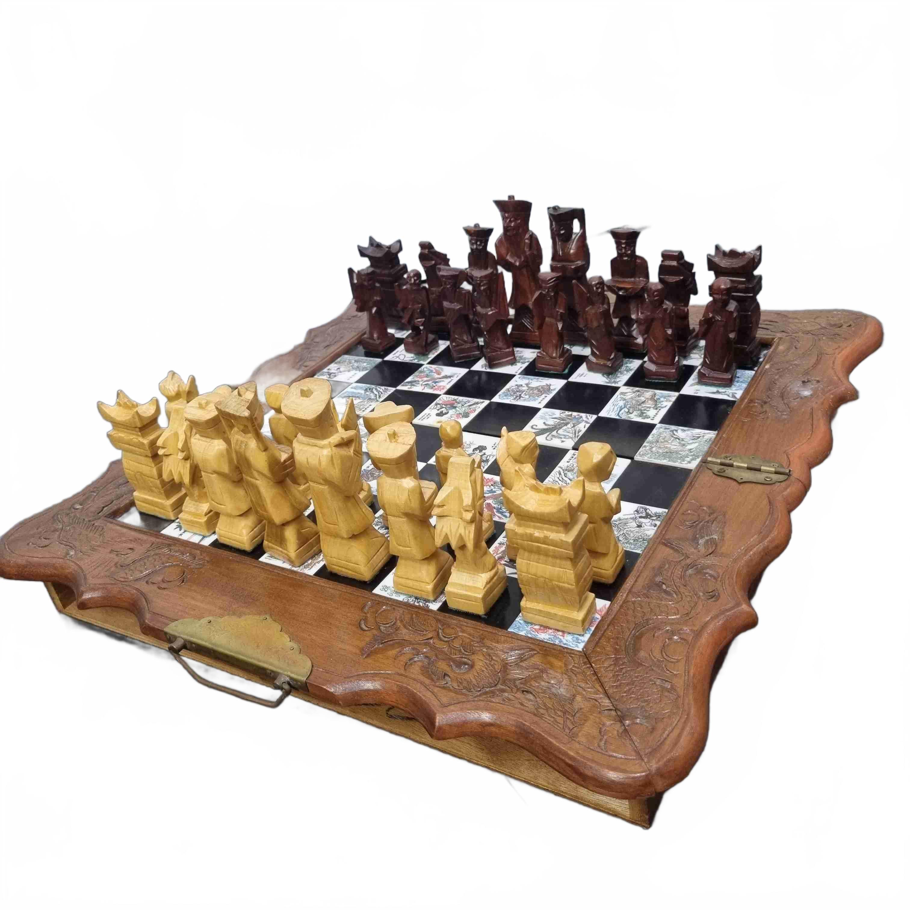 Wooden Chess Board And Pieces Wooden (WR 1434309)