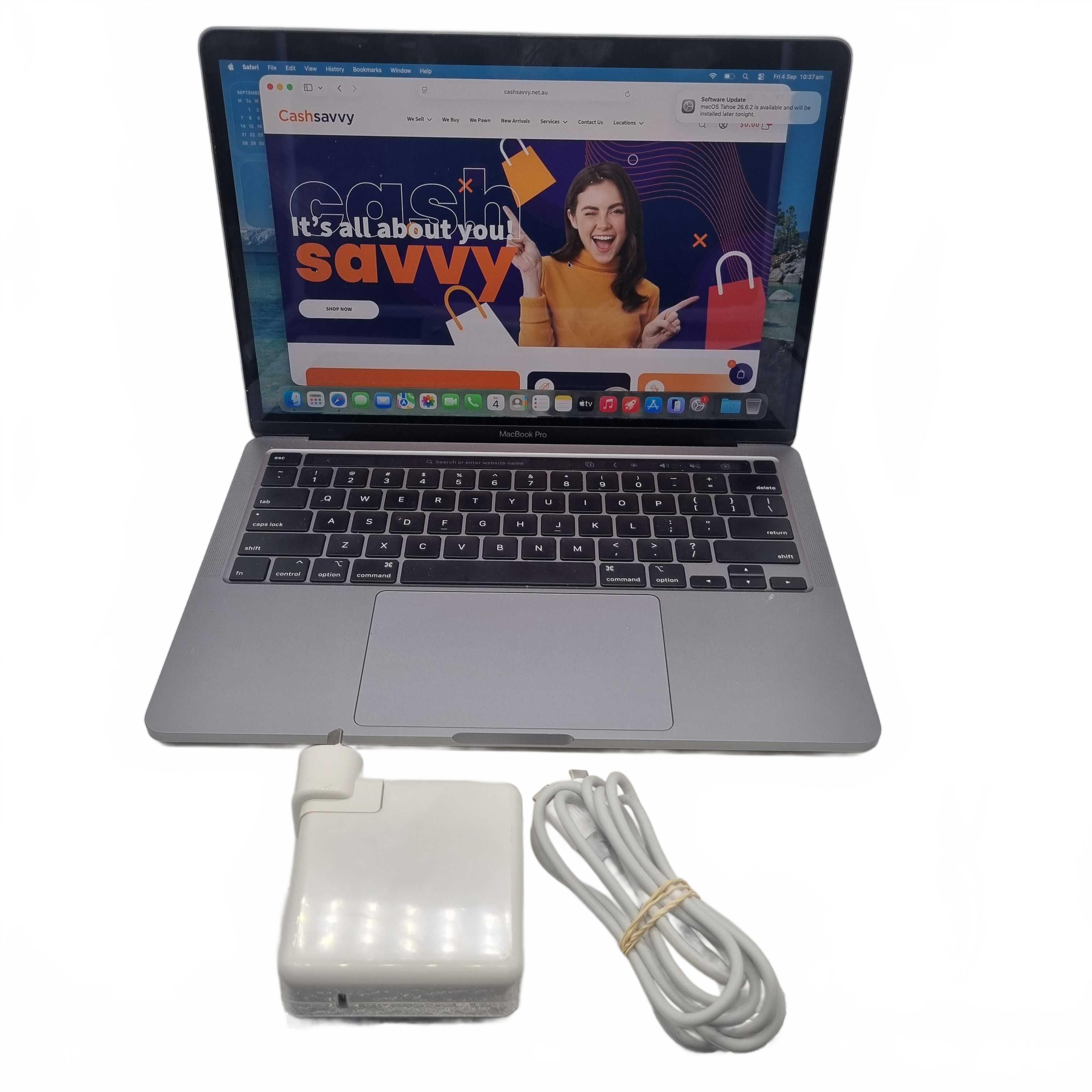 Apple Macbook Pro 13″ Laptop A2251 2020 + Charger (WR 1424667)